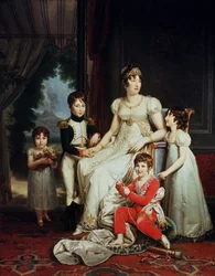 Caroline Bonaparte (1782-1839) y sus Hijos